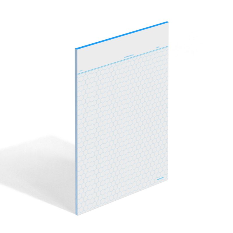 Note Paper Hexagon - City Gray